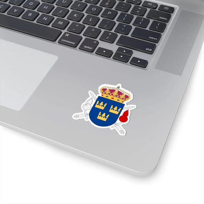 Livgrenadjärregementet vapen post 1994 (Sweden) (Coat of Arms) STICKER Vinyl Kiss-Cut Decal - The Sticker Space