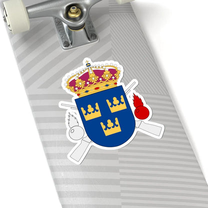 Livgrenadjärregementet vapen (Sweden) (Coat of Arms) STICKER Vinyl Kiss-Cut Decal - The Sticker Space