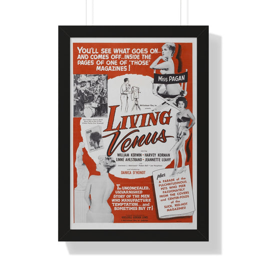 LIVING VENUS 1961 - Framed Movie Poster-16″ x 24″-The Sticker Space