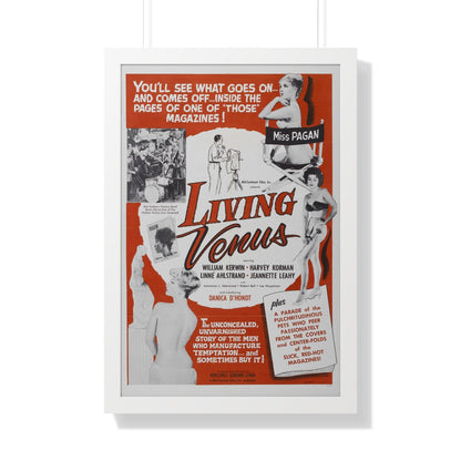 LIVING VENUS 1961 - Framed Movie Poster-20" x 30"-The Sticker Space