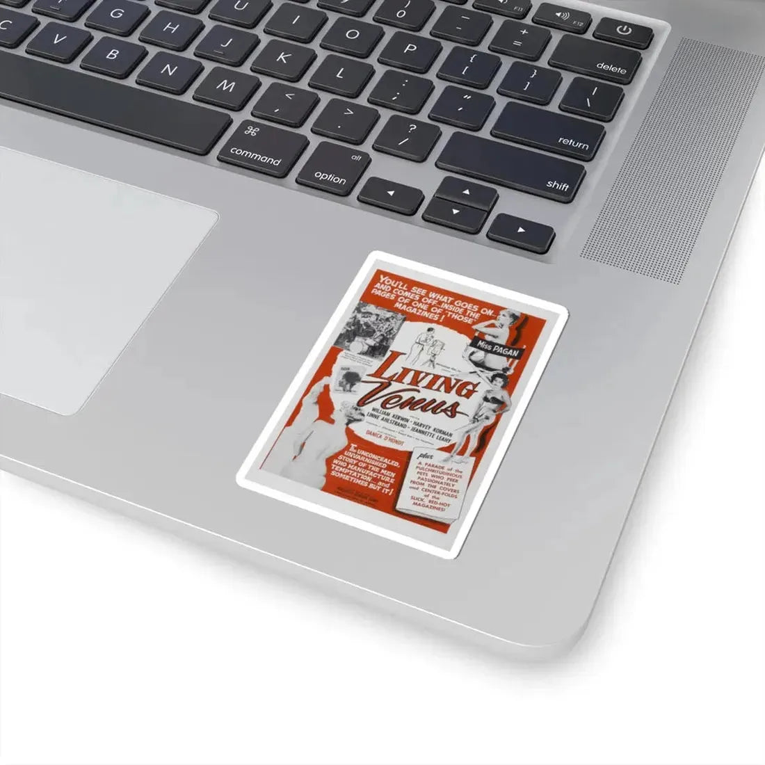 LIVING VENUS 1961 Movie Poster - STICKER Vinyl Kiss-Cut Decal - The Sticker Space