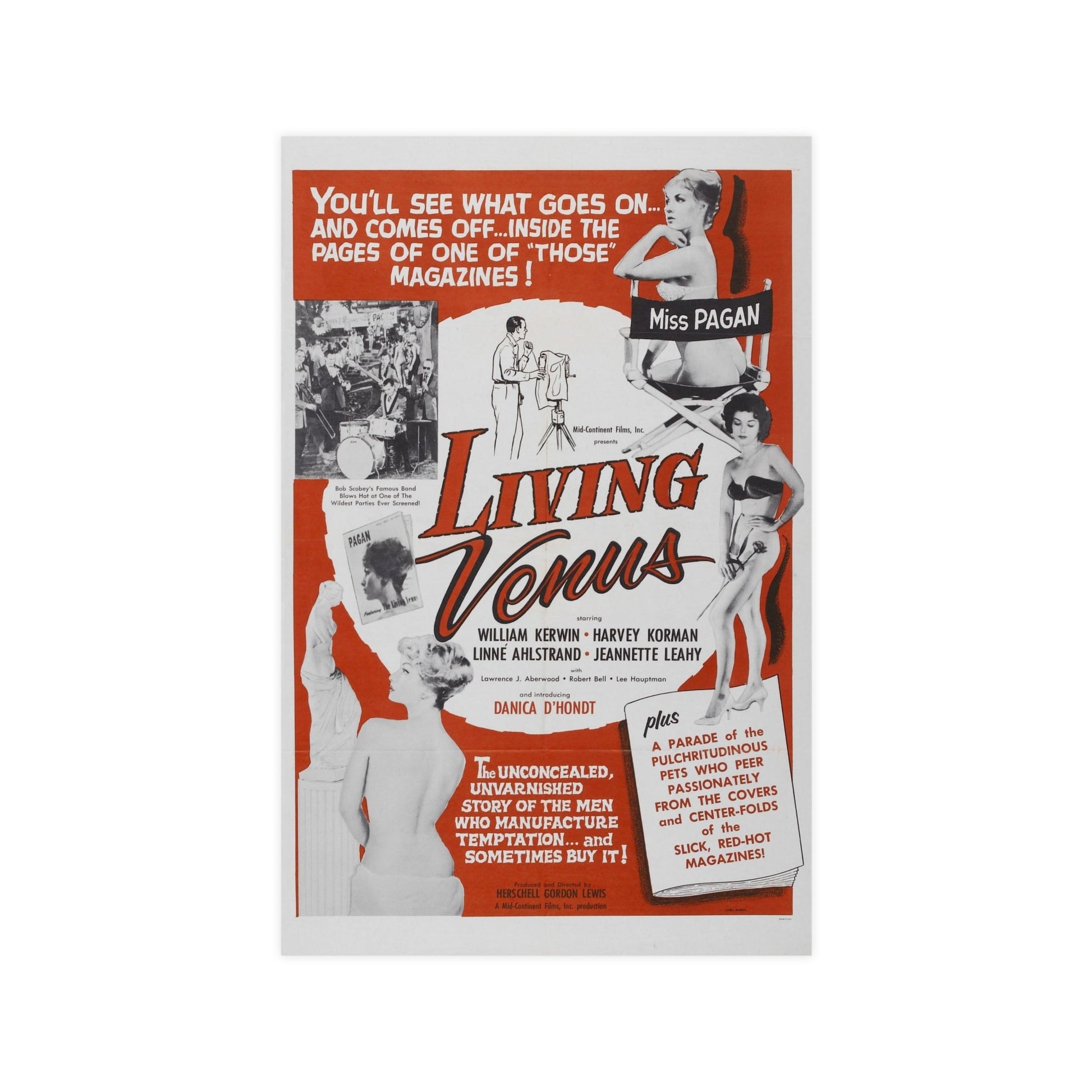 LIVING VENUS 1961 - Paper Movie Poster-11″ x 17″ (Vertical)-The Sticker Space