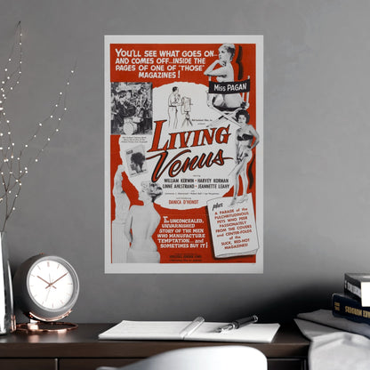LIVING VENUS 1961 - Paper Movie Poster-The Sticker Space