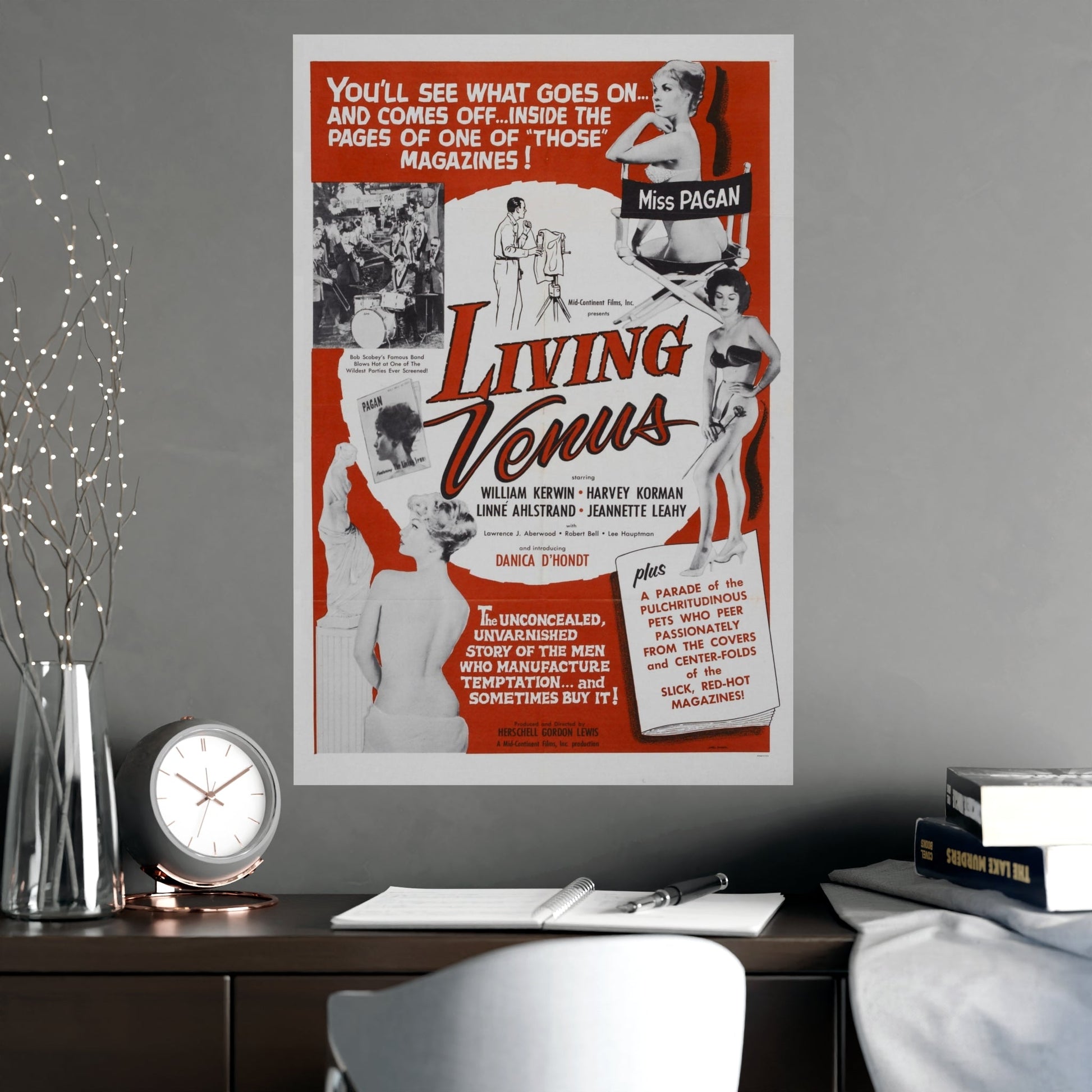 LIVING VENUS 1961 - Paper Movie Poster-The Sticker Space