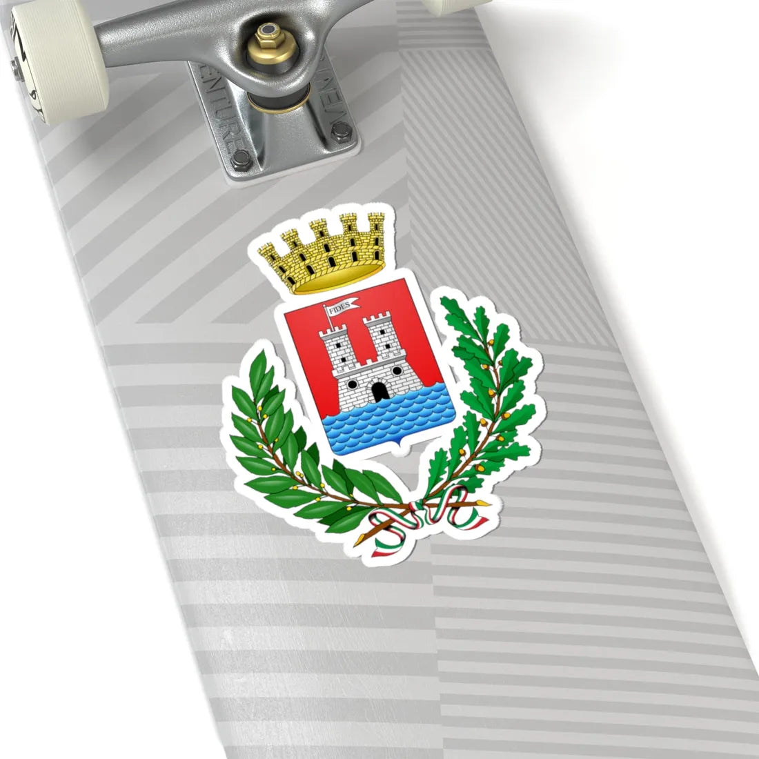 Livorno-Stemma (Italy) (Coat of Arms) STICKER Vinyl Kiss-Cut Decal - The Sticker Space