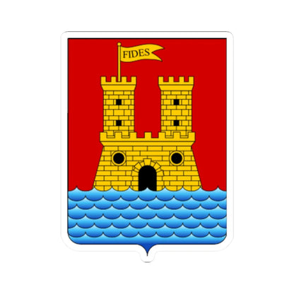 Livorno-Stemma semplificato (Italy) (Coat of Arms) STICKER Vinyl Kiss-Cut Decal 2 Inch White - The Sticker Space