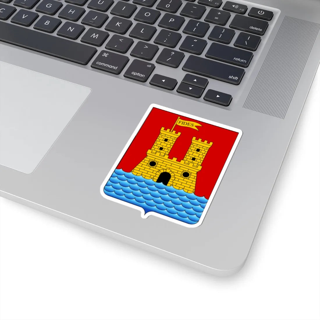 Livorno-Stemma semplificato (Italy) (Coat of Arms) STICKER Vinyl Kiss-Cut Decal - The Sticker Space