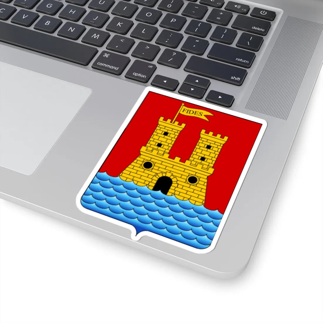 Livorno-Stemma semplificato (Italy) (Coat of Arms) STICKER Vinyl Kiss-Cut Decal - The Sticker Space