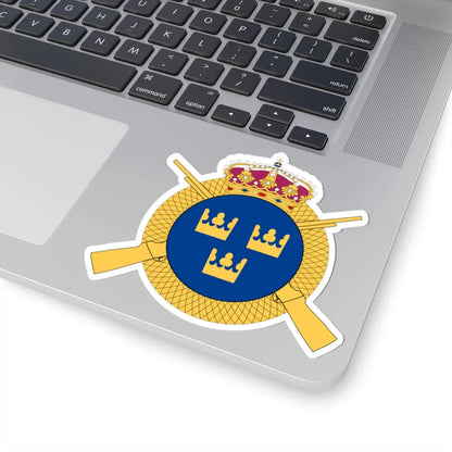 Livregementets grenadjärgrupp vapen (Sweden) (Coat of Arms) STICKER Vinyl Kiss-Cut Decal - The Sticker Space