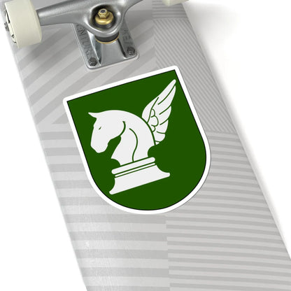 Livregementets husarer 31. luftburna bataljonen vapen (Sweden) (Coat of Arms) STICKER Vinyl Kiss-Cut Decal - The Sticker Space
