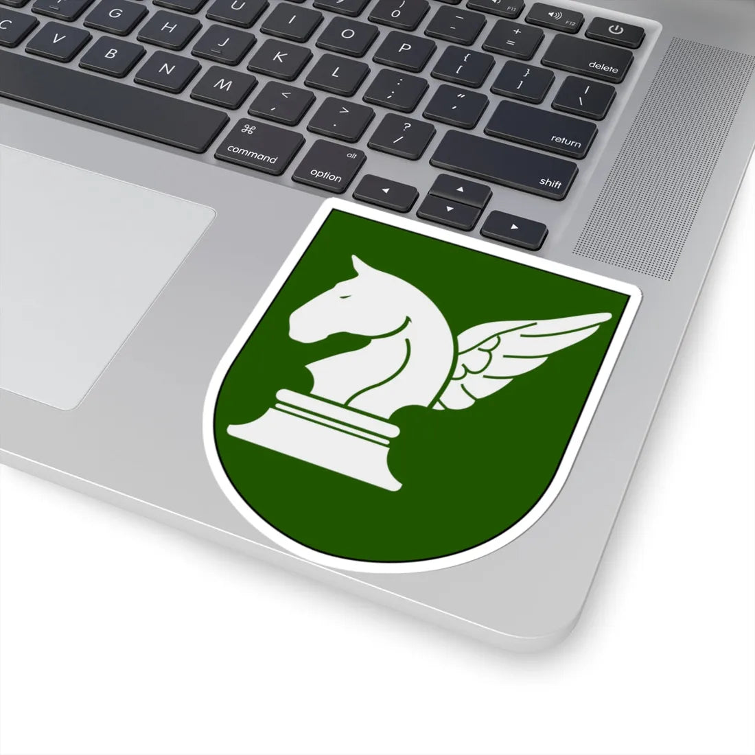 Livregementets husarer 31. luftburna bataljonen vapen (Sweden) (Coat of Arms) STICKER Vinyl Kiss-Cut Decal - The Sticker Space