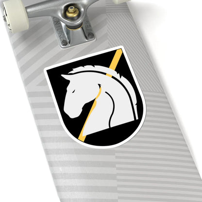 Livregementets husarer 32. underrättelsebataljonen vapen (Sweden) (Coat of Arms) STICKER Vinyl Kiss-Cut Decal - The Sticker Space