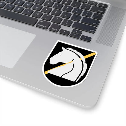 Livregementets husarer 32. underrättelsebataljonen vapen (Sweden) (Coat of Arms) STICKER Vinyl Kiss-Cut Decal - The Sticker Space