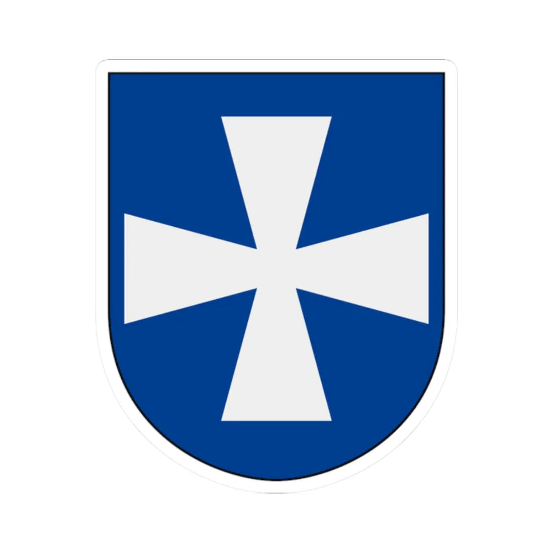 Livregementets husarer Arboga skvadron vapen (Sweden) (Coat of Arms) STICKER Vinyl Kiss-Cut Decal 2 Inch White - The Sticker Space