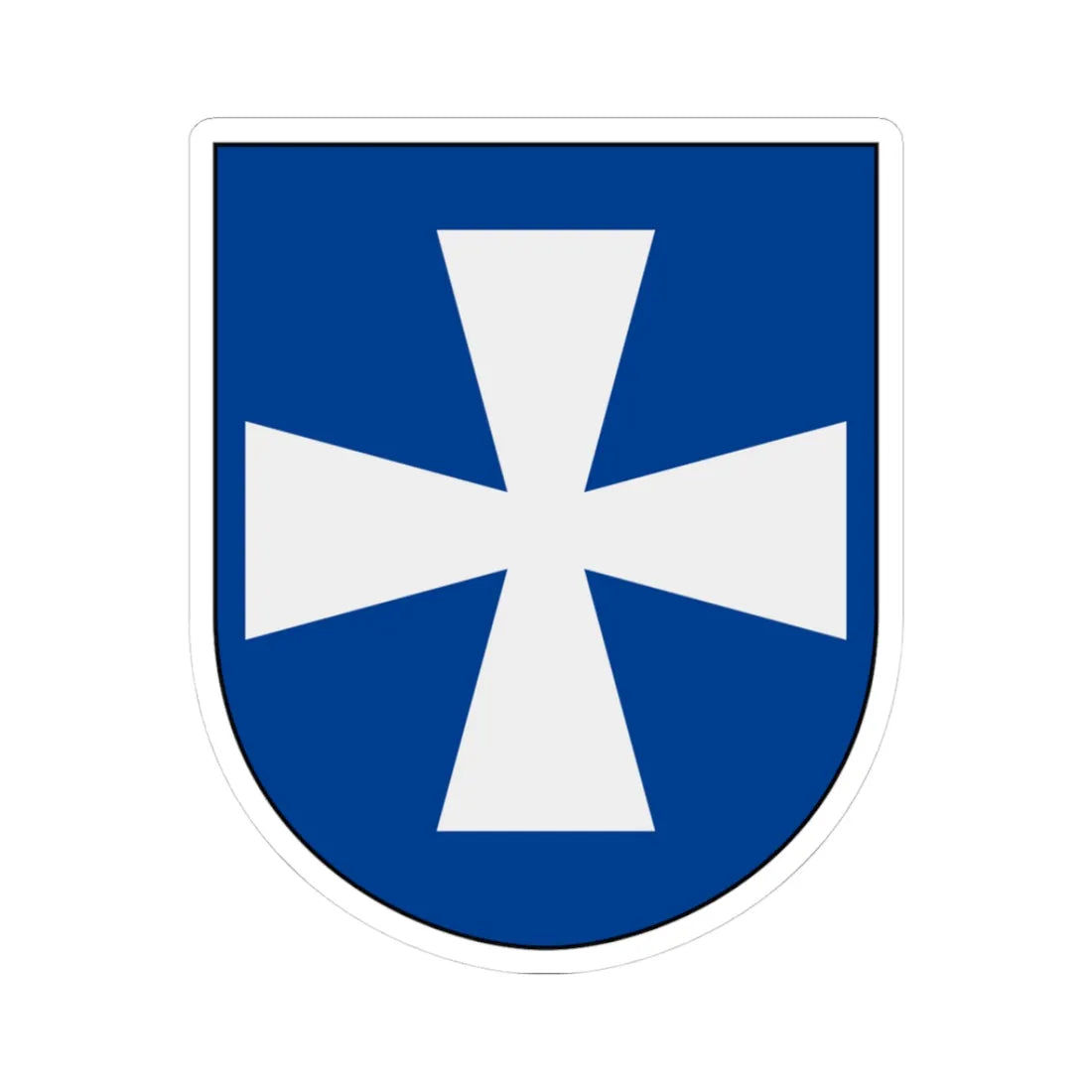 Livregementets husarer Arboga skvadron vapen (Sweden) (Coat of Arms) STICKER Vinyl Kiss-Cut Decal 3 Inch White - The Sticker Space