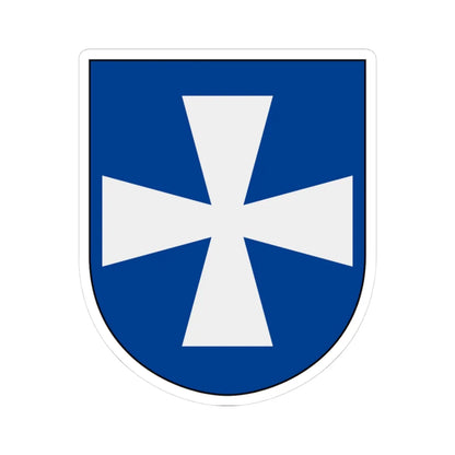 Livregementets husarer Arboga skvadron vapen (Sweden) (Coat of Arms) STICKER Vinyl Kiss-Cut Decal 3 Inch White - The Sticker Space