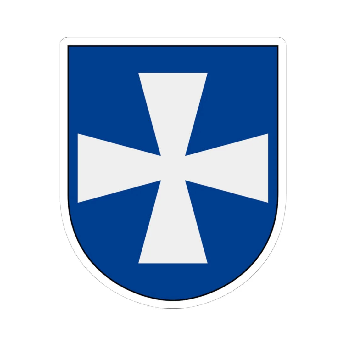 Livregementets husarer Arboga skvadron vapen (Sweden) (Coat of Arms) STICKER Vinyl Kiss-Cut Decal 4 Inch White - The Sticker Space