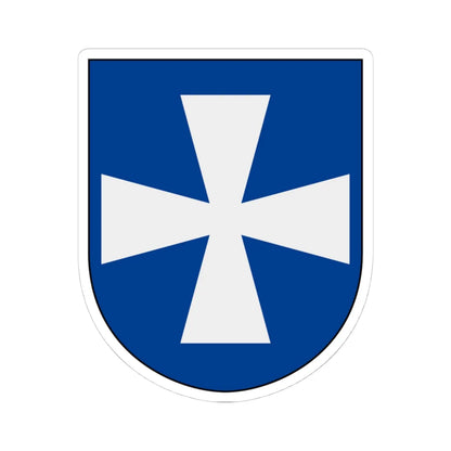 Livregementets husarer Arboga skvadron vapen (Sweden) (Coat of Arms) STICKER Vinyl Kiss-Cut Decal 4 Inch White - The Sticker Space