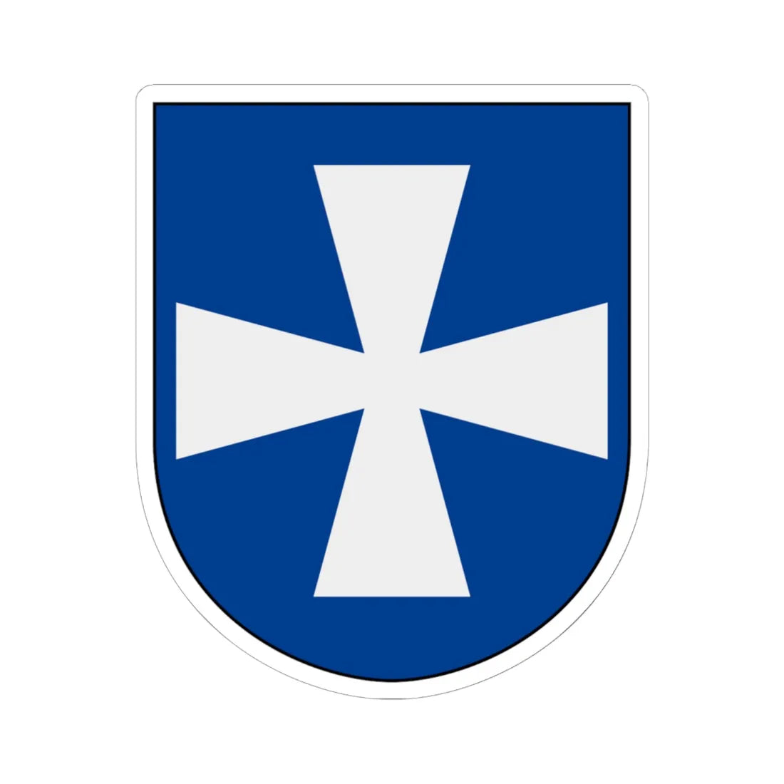 Livregementets husarer Arboga skvadron vapen (Sweden) (Coat of Arms) STICKER Vinyl Kiss-Cut Decal 6 Inch White - The Sticker Space