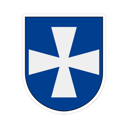 Livregementets husarer Arboga skvadron vapen (Sweden) (Coat of Arms) STICKER Vinyl Kiss-Cut Decal 6 Inch White - The Sticker Space