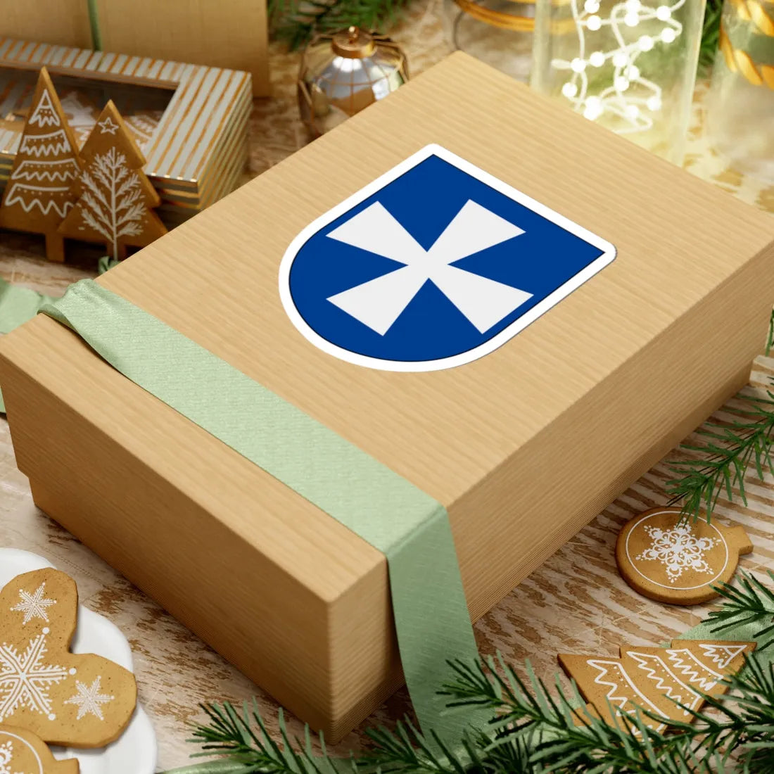 Livregementets husarer Arboga skvadron vapen (Sweden) (Coat of Arms) STICKER Vinyl Kiss-Cut Decal - The Sticker Space