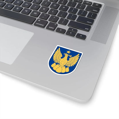 Livregementets husarer Försvarets överlevnadsskola vapen (Sweden) (Coat of Arms) STICKER Vinyl Kiss-Cut Decal - The Sticker Space