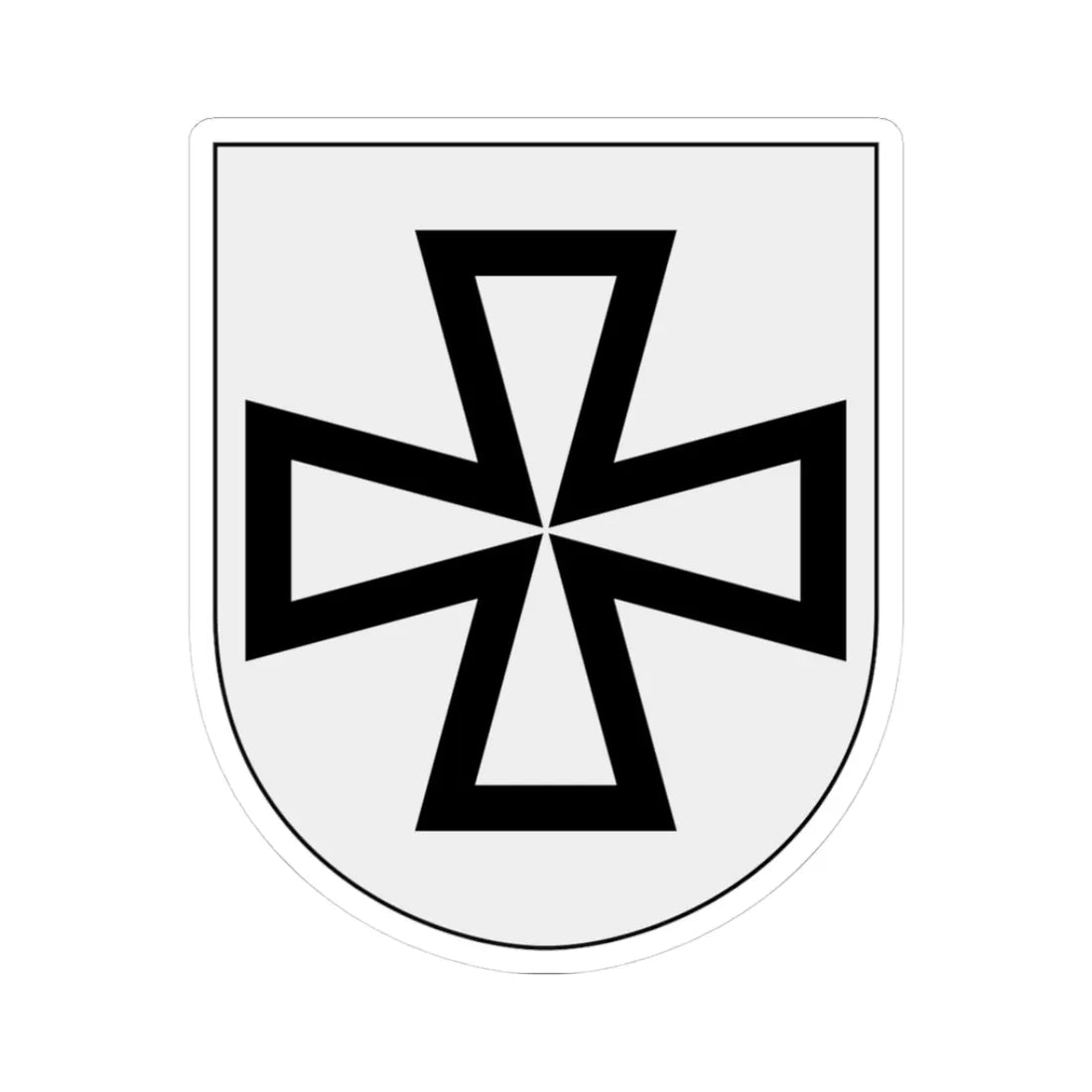 Livregementets husarer Livskvadron vapen (Sweden) (Coat of Arms) STICKER Vinyl Kiss-Cut Decal 3 Inch White - The Sticker Space