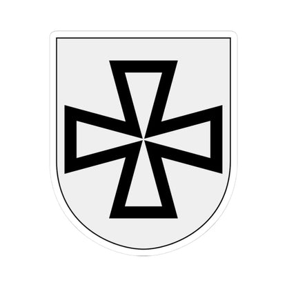 Livregementets husarer Livskvadron vapen (Sweden) (Coat of Arms) STICKER Vinyl Kiss-Cut Decal 3 Inch White - The Sticker Space