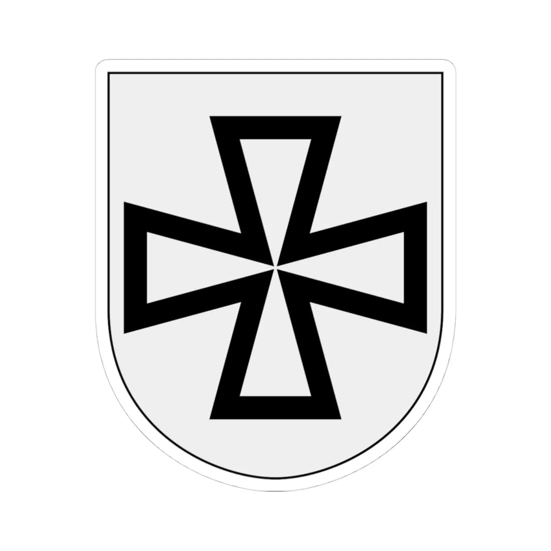 Livregementets husarer Livskvadron vapen (Sweden) (Coat of Arms) STICKER Vinyl Kiss-Cut Decal 4 Inch White - The Sticker Space