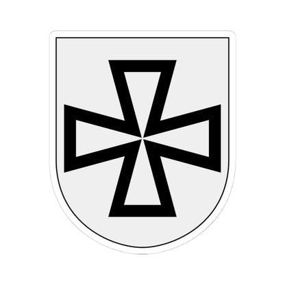 Livregementets husarer Livskvadron vapen (Sweden) (Coat of Arms) STICKER Vinyl Kiss-Cut Decal 4 Inch White - The Sticker Space