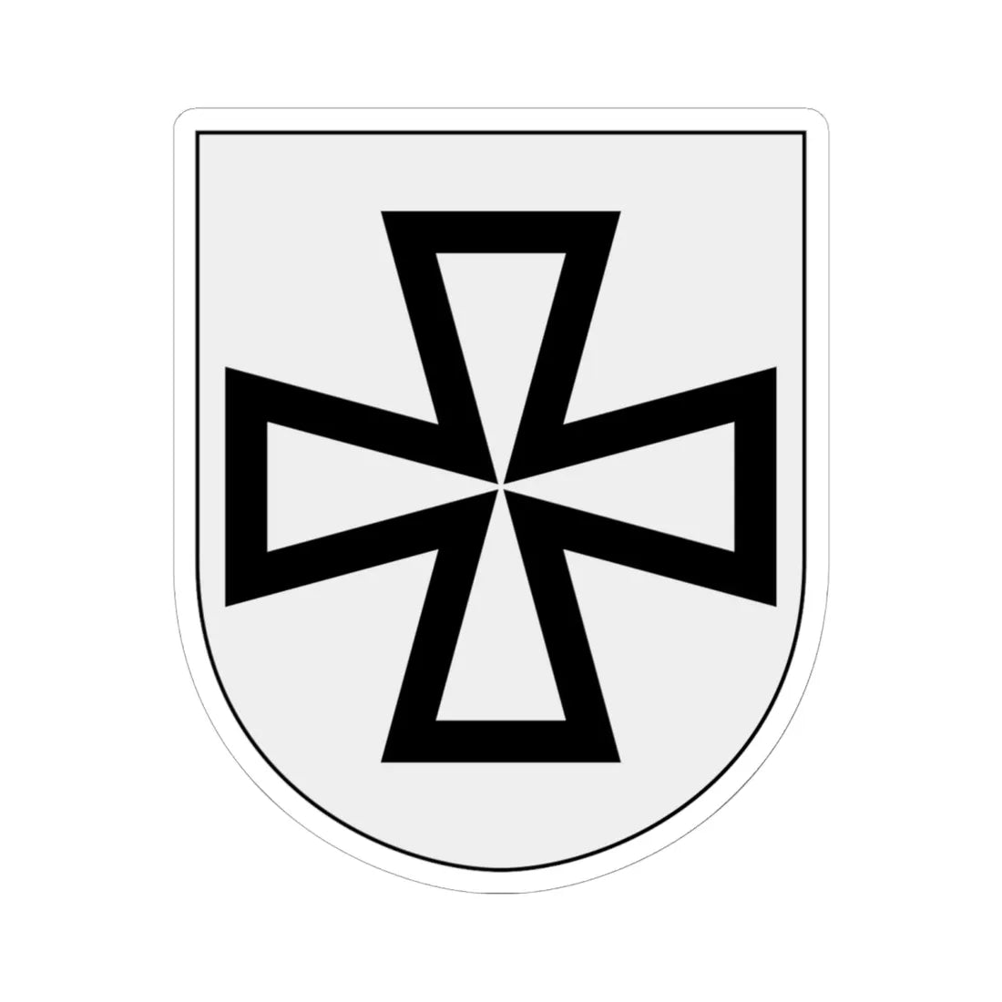 Livregementets husarer Livskvadron vapen (Sweden) (Coat of Arms) STICKER Vinyl Kiss-Cut Decal 6 Inch White - The Sticker Space