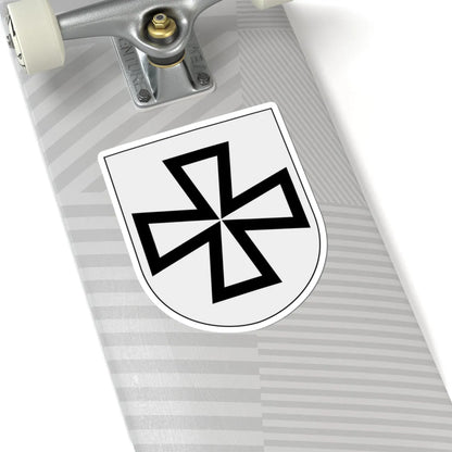 Livregementets husarer Livskvadron vapen (Sweden) (Coat of Arms) STICKER Vinyl Kiss-Cut Decal - The Sticker Space