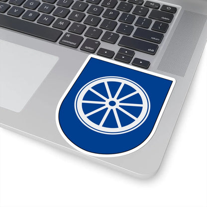 Livregementets husarer Logistikenheten vapen (Sweden) (Coat of Arms) STICKER Vinyl Kiss-Cut Decal - The Sticker Space