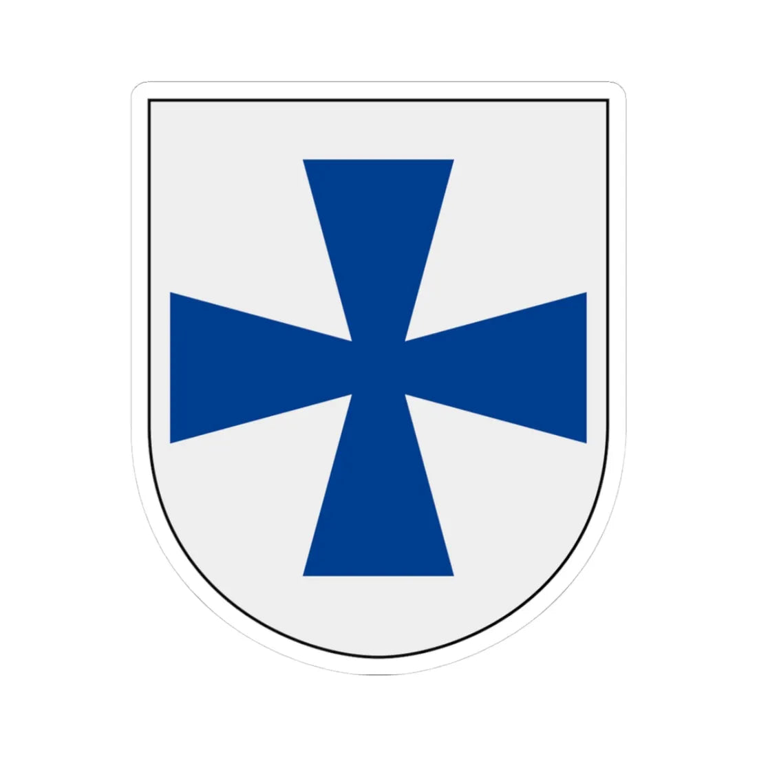 Livregementets husarer Örebro skvadron vapen (Sweden) (Coat of Arms) STICKER Vinyl Kiss-Cut Decal 3 Inch White - The Sticker Space