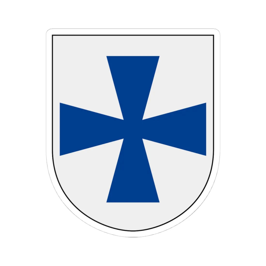 Livregementets husarer Örebro skvadron vapen (Sweden) (Coat of Arms) STICKER Vinyl Kiss-Cut Decal 4 Inch White - The Sticker Space