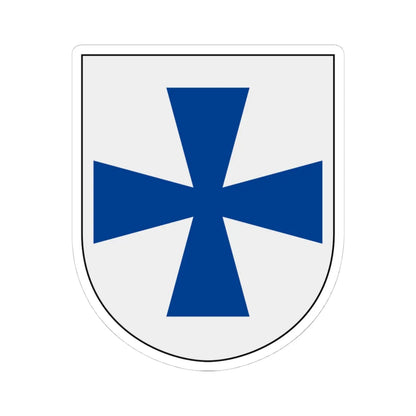 Livregementets husarer Örebro skvadron vapen (Sweden) (Coat of Arms) STICKER Vinyl Kiss-Cut Decal 4 Inch White - The Sticker Space