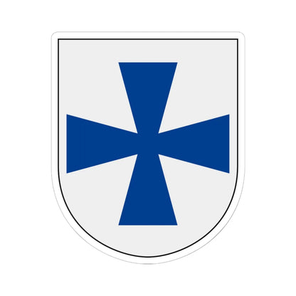 Livregementets husarer Örebro skvadron vapen (Sweden) (Coat of Arms) STICKER Vinyl Kiss-Cut Decal 6 Inch White - The Sticker Space