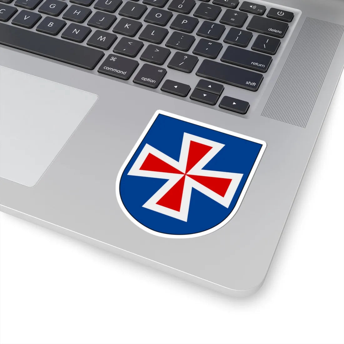 Livregementets husarer Sanna skvadron vapen (Sweden) (Coat of Arms) STICKER Vinyl Kiss-Cut Decal - The Sticker Space