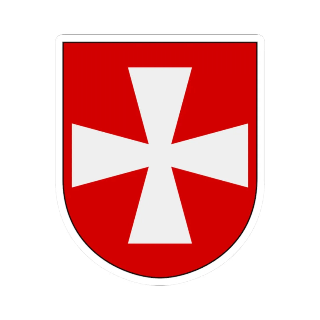 Livregementets husarer Östra Nerike skvadron vapen (Sweden) (Coat of Arms) STICKER Vinyl Kiss-Cut Decal 2 Inch White - The Sticker Space