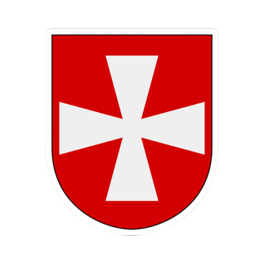 Livregementets husarer Östra Nerike skvadron vapen (Sweden) (Coat of Arms) STICKER Vinyl Kiss-Cut Decal 2 Inch White - The Sticker Space