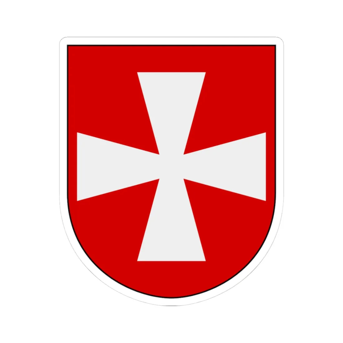 Livregementets husarer Östra Nerike skvadron vapen (Sweden) (Coat of Arms) STICKER Vinyl Kiss-Cut Decal 3 Inch White - The Sticker Space