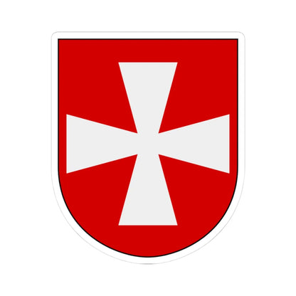 Livregementets husarer Östra Nerike skvadron vapen (Sweden) (Coat of Arms) STICKER Vinyl Kiss-Cut Decal 3 Inch White - The Sticker Space