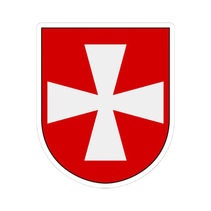 Livregementets husarer Östra Nerike skvadron vapen (Sweden) (Coat of Arms) STICKER Vinyl Kiss-Cut Decal 4 Inch White - The Sticker Space