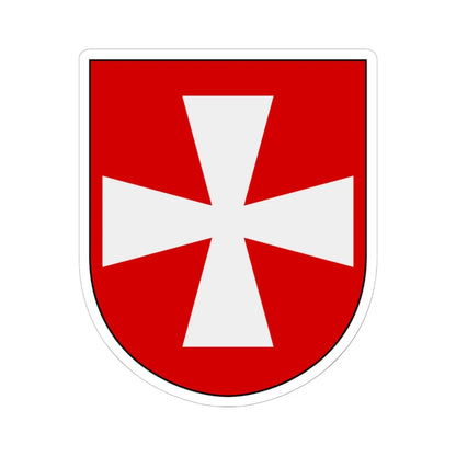 Livregementets husarer Östra Nerike skvadron vapen (Sweden) (Coat of Arms) STICKER Vinyl Kiss-Cut Decal 6 Inch White - The Sticker Space