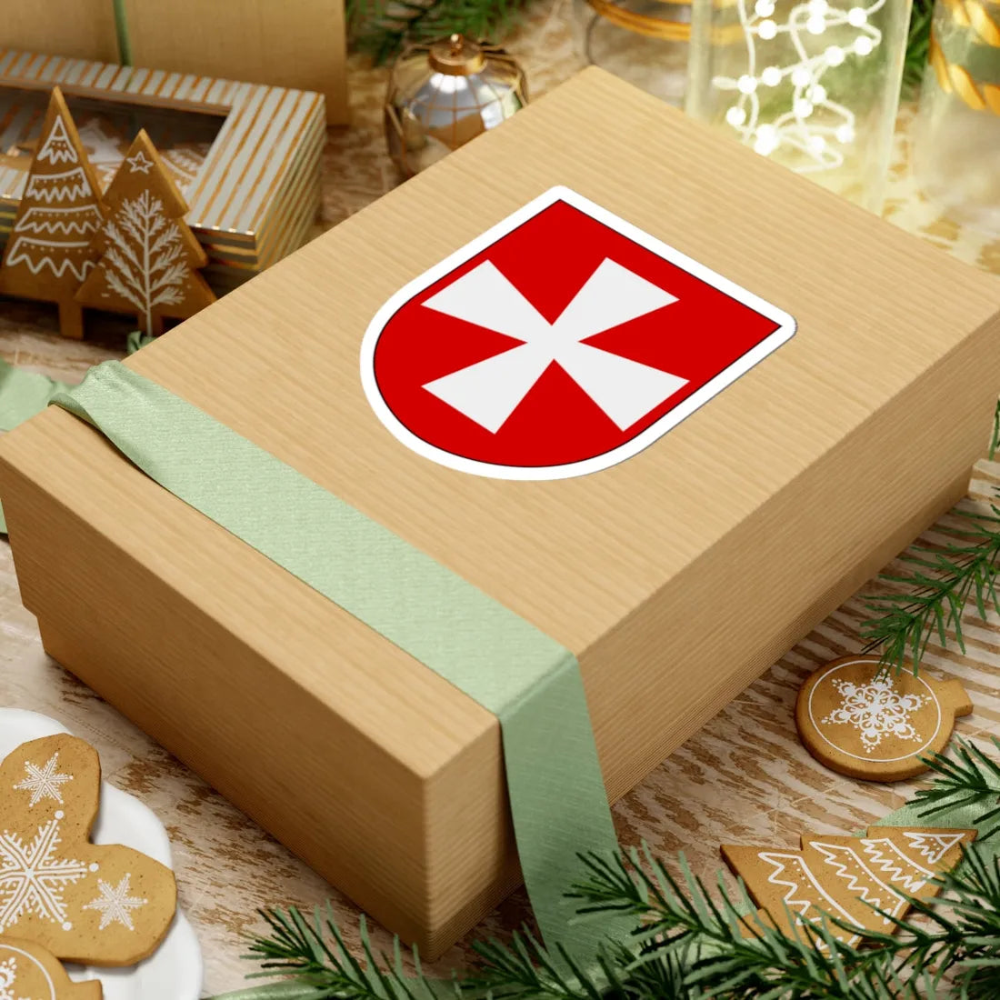 Livregementets husarer Östra Nerike skvadron vapen (Sweden) (Coat of Arms) STICKER Vinyl Kiss-Cut Decal - The Sticker Space