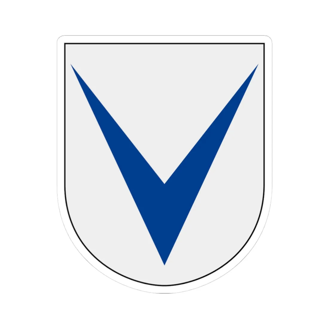 Livregementets husarer UAV enheten vapen (Sweden) (Coat of Arms) STICKER Vinyl Kiss-Cut Decal 3 Inch White - The Sticker Space