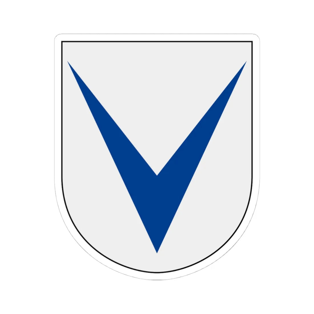 Livregementets husarer UAV enheten vapen (Sweden) (Coat of Arms) STICKER Vinyl Kiss-Cut Decal 4 Inch White - The Sticker Space