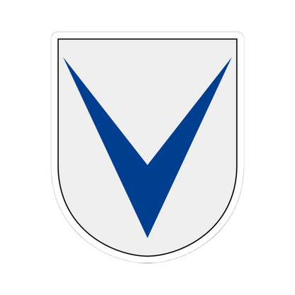 Livregementets husarer UAV enheten vapen (Sweden) (Coat of Arms) STICKER Vinyl Kiss-Cut Decal 4 Inch White - The Sticker Space