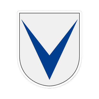 Livregementets husarer UAV enheten vapen (Sweden) (Coat of Arms) STICKER Vinyl Kiss-Cut Decal 6 Inch White - The Sticker Space