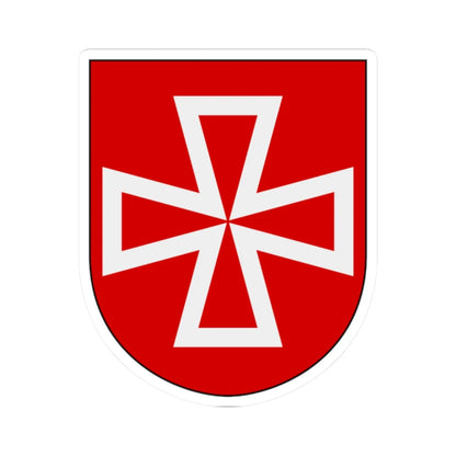 Livregementets husarer Vadsbro skvadron vapen (Sweden) (Coat of Arms) STICKER Vinyl Kiss-Cut Decal 2 Inch White - The Sticker Space